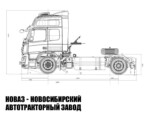 Седельный тягач DAYUN CGC4180 КПГ с нагрузкой на ССУ до 10,4 тонны (фото 2)