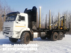 Лесовоз с манипулятором ВЕЛМАШ VM10L74 до 3,1 тонны на базе КАМАЗ 43118-3027-50