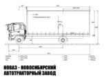 Тентованный грузовик Foton S120 грузоподъёмностью 6,3 тонны с кузовом 7500х2550х2950 мм (фото 2)
