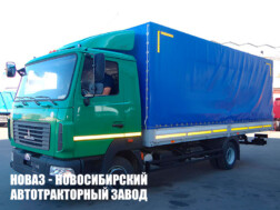 Тентованный грузовик МАЗ 437121-540-000 грузоподъёмностью 6,2 тонны с кузовом 6300х2550х2550 мм с доставкой в Белгород и Белгородскую область