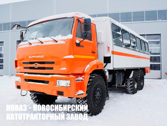 Вахтовый автобус вместимостью 28 мест на базе КАМАЗ 5350 (фото 1)