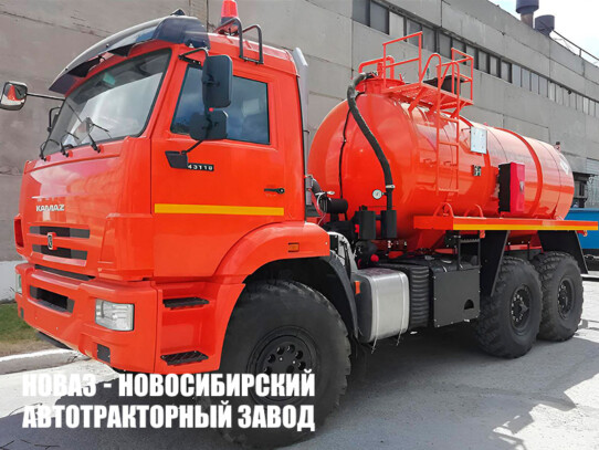 Агрегат для сбора нефти и газа АКН-10 ОД объёмом 10 м³ на базе КАМАЗ 43118-3027-48 (фото 1)