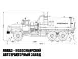 Агрегат для сбора нефти и газа объёмом 10 м³ на базе Урал 4320-1951-60 модели 1547 (фото 2)