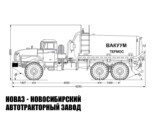 Ассенизатор объёмом 10 м³ на базе Урал 4320-1912-60 модели 8458 (фото 2)