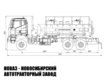 Автотопливозаправщик АТЗ-12 объёмом 12 м³ с 2 секциями на базе FAW J6 CA3250 6х6 (фото 3)