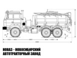 Автотопливозаправщик объёмом 10 м³ с 1 секцией на базе Урал-М 5557-4551-80 модели 6413 (фото 2)