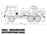 Автотопливозаправщик объёмом 10 м³ с 1 секцией на базе Урал-М 5557-4551-80 модели 8388 (фото 2)