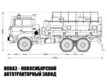 Автотопливозаправщик объёмом 11 м³ с 2 секциями на базе Урал-М 5557-4551-82 модели 5954 (фото 2)