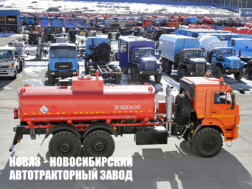 Топливозаправщик объёмом 12 м³ с 1 секцией цистерны на базе КАМАЗ 43118 модели 7147