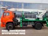 Автовышка ПСС-131.24Э рабочей высотой 24 м со стрелой над кабиной на базе КАМАЗ 53605 (фото 1)