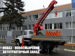 Бортовой автомобиль ГАЗ 33086 Земляк с манипулятором TAURUS 035A до 3,5 тонны с буром и люлькой (фото 1)