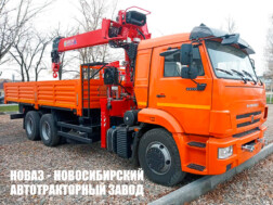 Бортовой автомобиль КАМАЗ 65115-3094-48 с краном‑манипулятором Horyong HRS216 до 8 тонн