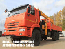 Бортовой автомобиль КАМАЗ 65115 с краном‑манипулятором TECSIL SL 900 MAX до 8 тонн
