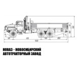 Бортовой автомобиль Урал 4320-1951-60 с манипулятором INMAN IM 150N до 6,1 тонны модели 7964 (фото 2)