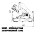 Бортовой автомобиль Урал 4320-1951-60 с манипулятором INMAN IM 150N до 6,1 тонны модели 7964 (фото 3)
