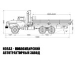 Бортовой автомобиль Урал 4320-1951-60 с манипулятором INMAN IМ 180 до 8,8 тонны модели 3018 (фото 2)