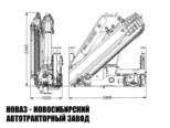 Бортовой автомобиль Урал 4320-1951-60 с манипулятором INMAN IМ 180 до 8,8 тонны модели 3018 (фото 3)