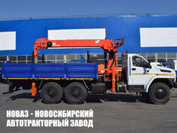 Бортовой автомобиль Урал NEXT 4320 с манипулятором Kanglim KS2056SM до 7,5 тонны с буром и люлькой