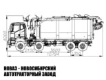 Ломовоз ТК 7066-FD с манипулятором МАЙМАН-110S до 3,7 тонны на базе FAW J6 CA3310 (фото 4)