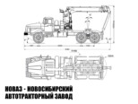 Седельный тягач Урал 4320-1951-60 с манипулятором INMAN IT 200 до 7,2 тонны с люлькой модели 2714 (фото 2)