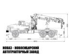 Седельный тягач Урал 4320-1951-60 с манипулятором INMAN IT 200 до 7,2 тонны модели 8363 (фото 2)