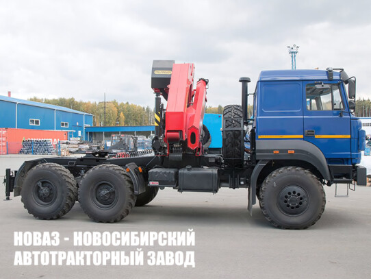 Седельный тягач Урал-М 44202-3511-82 с манипулятором INMAN IM 320 до 8,5 тонны модели 4395 (фото 1)