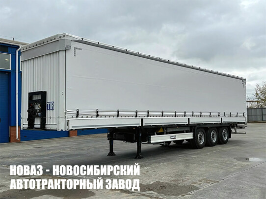 Шторный полуприцеп Kassbohrer ISO Pakcs Maxima грузоподъёмностью 32,4 тонны с кузовом 13680х2550х2750 мм (фото 1)