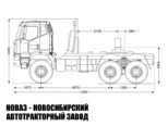 Трубоплетевозный тягач FAW CA3250 6х6 с нагрузкой на коник до 12,4 тонны модели 9168 (фото 3)