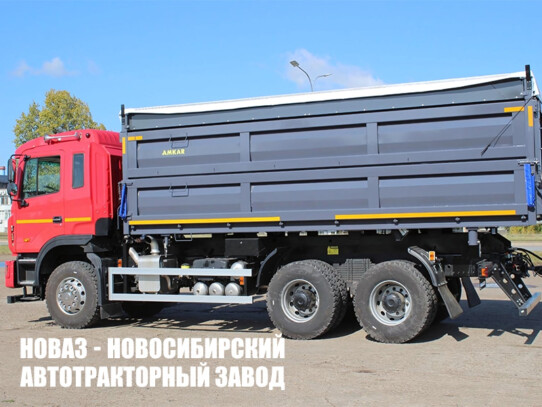 Зерновоз 658984-41 грузоподъёмностью 21,1 тонны с кузовом 25 м³ на базе JAC N350