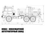 Автоцистерна для светлых нефтепродуктов объёмом 10 м³ с 1 секцией на базе Урал-М 5557-4551-80 модели 5998 (фото 2)