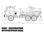 Автоцистерна для светлых нефтепродуктов объёмом 11 м³ с 1 секцией на базе Урал-М 5557-4551-80 модели 7172 (фото 2)