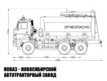 Автоцистерна для светлых нефтепродуктов объёмом 17 м³ с 1 секцией на базе КАМАЗ 65115 модели 8175 (фото 2)