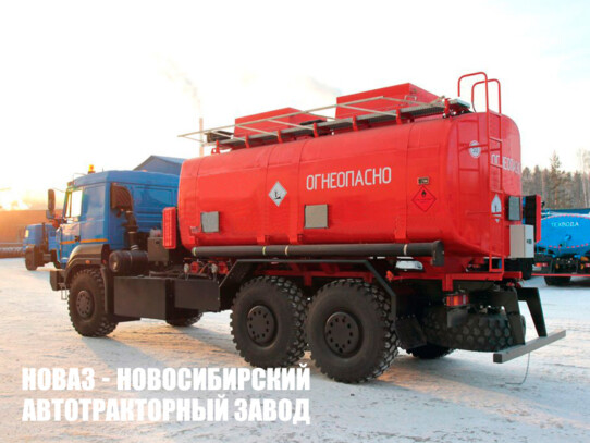 Автоцистерна для светлых нефтепродуктов объёмом 20 м³ с 2 секциями на базе Урал-М 63701 модели 6703 (фото 1)