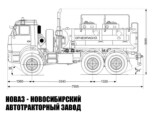 Автоцистерна для светлых нефтепродуктов объёмом 8 м³ с 2 секциями на базе КАМАЗ 5350-3014-42 модели 7465 (фото 2)