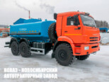 Автоцистерна для технической воды АЦВ-10 объёмом 10 м³ с 1 секцией на базе КАМАЗ 43118-3027-50 модели 8117 (фото 1)