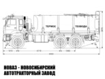 Автоцистерна для технической воды АЦВ-15Т объёмом 15 м³ с 1 секцией на базе КАМАЗ 65224-3971-53 модели 8434 (фото 2)