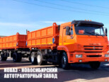 Автопоезд из зерновоза КАМАЗ 45143-407012-56 и самосвального прицепа НЕФАЗ 8560 (фото 1)