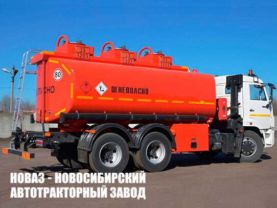 Автотопливозаправщик ГРАЗ 56215-10-50 объёмом 17 м³ с 3 секциями на базе КАМАЗ 65115-3081-48