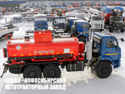 Топливозаправщик объёмом 11 м³ с 1 секцией цистерны на базе КАМАЗ 43118‑3027‑46 модели 5908