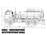 Автотопливозаправщик объёмом 11 м³ с 1 секцией на базе КАМАЗ 43118-3027-46 модели 5908 (фото 2)