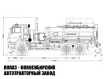 Автотопливозаправщик объёмом 11 м³ с 1 секцией на базе КАМАЗ 43118-3078-46 модели 7548 (фото 2)