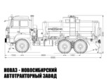 Автотопливозаправщик объёмом 11 м³ с 1 секцией на базе Урал-М 5557-4551-82 модели 8522 (фото 2)