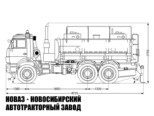 Автотопливозаправщик объёмом 11 м³ с 2 секциями на базе КАМАЗ 43118 модели 3431 (фото 2)
