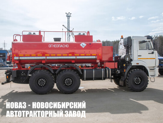 Автотопливозаправщик объёмом 11 м³ с 2 секциями на базе КАМАЗ 43118 модели 7145 (фото 1)
