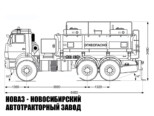 Автотопливозаправщик объёмом 11 м³ с 2 секциями на базе КАМАЗ 43118 модели 7145 (фото 2)