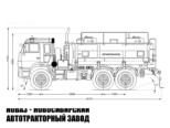 Автотопливозаправщик объёмом 11 м³ с 2 секциями на базе КАМАЗ 43118 модели 7440 (фото 2)