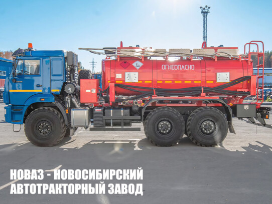 Автотопливозаправщик объёмом 11 м³ с 2 секциями на базе КАМАЗ 43118 модели 7496 (фото 1)