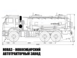 Автотопливозаправщик объёмом 11 м³ с 2 секциями на базе КАМАЗ 43118 модели 7496 (фото 2)