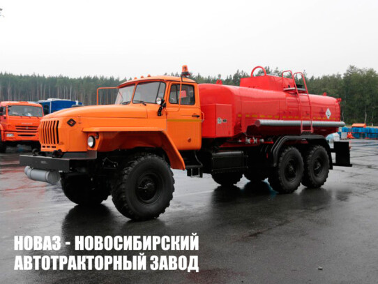 Автотопливозаправщик объёмом 12 м³ с 1 секцией на базе Урал 432007 модели 7271 (фото 1)