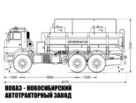 Автотопливозаправщик объёмом 12 м³ с 2 секциями на базе КАМАЗ 43118 модели 5539 (фото 2)